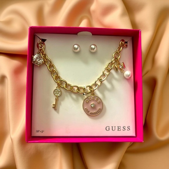 Guess Jewelry - Guess Necklace and Earring Set